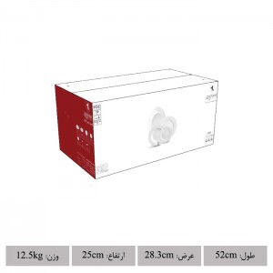 سرویس چینی 28 پارچه غذاخوری مایورکا 6 نفره ایتالیا اف