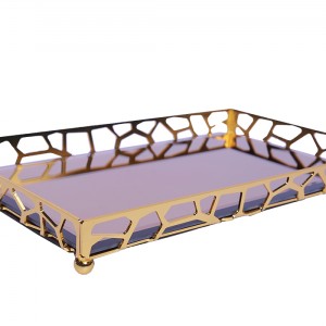 سینی آینه ای سالی نو طرح سنگی
