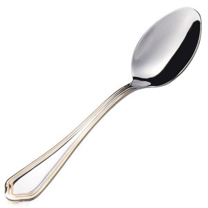 سرویس قاشق و چنگال 30 پارچه ناب استیل مدل ونیز