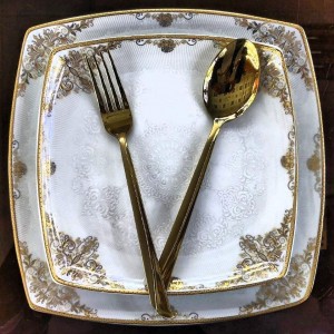 سرویس چینی 30 پارچه پردیس کاشان پاریس طرح جنسیس