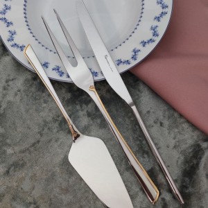 سرویس قاشق و چنگال ۳۰ نفره نیم طلا رزنتال 151 پارچه کد 505g