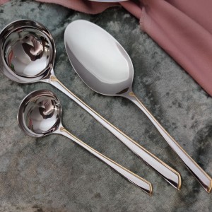 سرویس قاشق و چنگال ۳۰ نفره نیم طلا رزنتال 151 پارچه کد 505g