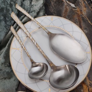 سرویس قاشق و چنگال  نیم طلا ۳۰ نفره رزنتال 151 پارچه کد 7200g