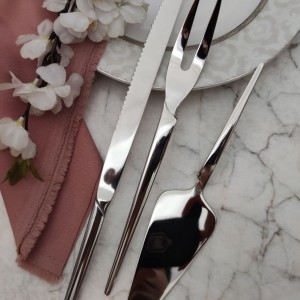 سرویس قاشق و چنگال ۳۰ نفره اس جی S.Gطرح نیوبرلین براق 143 پارچه