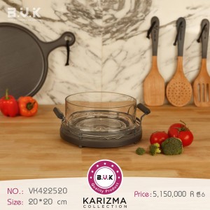 سرویس سالاد خوری B.V.K طرح  KARIZMA طلایی
