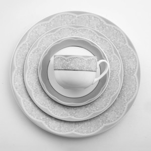 سرویس چینی زرین ۲۸پارچه ایزابل پلاتینی سری ایتالیا