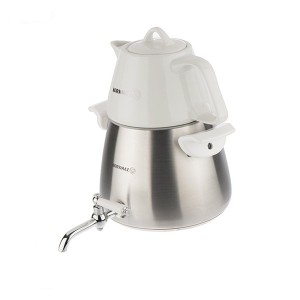 کتری و قوری شیردار کرکماز مدل Esta Titanium کد A041 طرح ساده