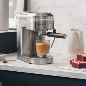اسپرسو ساز کیچن اید رنگ خاکستری مدل KitchenAid 5KES6503BSX