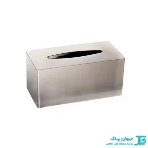 مخزن دستمال رومیزی چهارگوش مدل M2001 - استیل