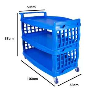 ابعاد ترولی رستورانی سه طبقه R6530