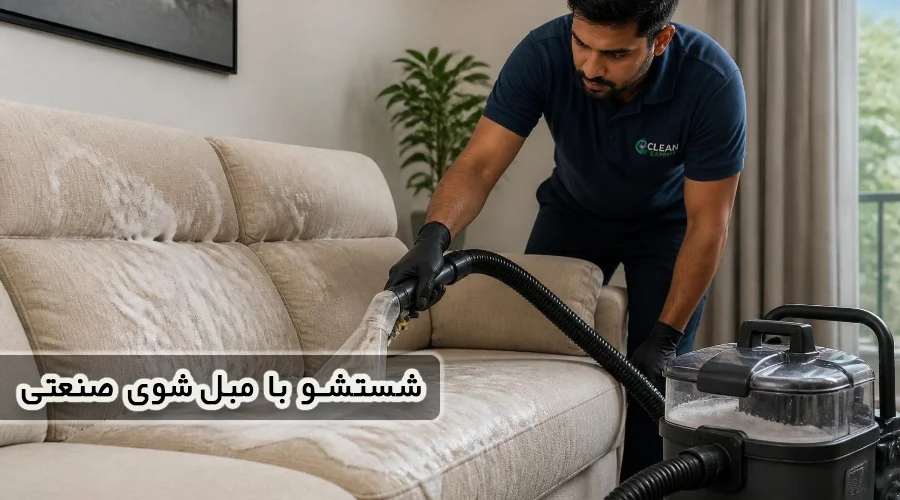 شستشو مبلمان با مبل شوی صنعتی
