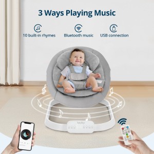 گهواره برقی کیدیلو مدل Kidilo Multi-Functional (طوسی)
