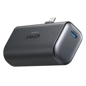 پاوربانک انکر 5000 میلی‌آمپری 12W مدل Anker 621 Power Bank Built-In Lightning Connector A1645