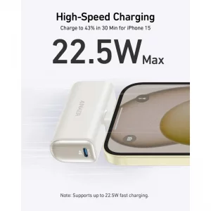 پاوربانک 5000 میلی‌ آمپر انکر مدل Anker Nano Power Bank A1653