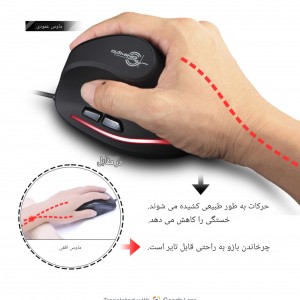 ماوس عمودي زیلوتس مدل T-20