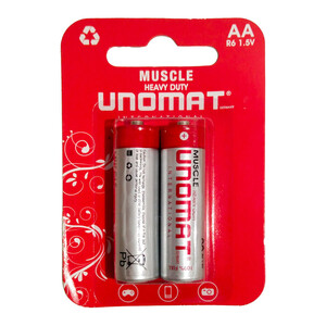 باتری قلمی یونومات مدل  MUSCLE  بسته دو عددی