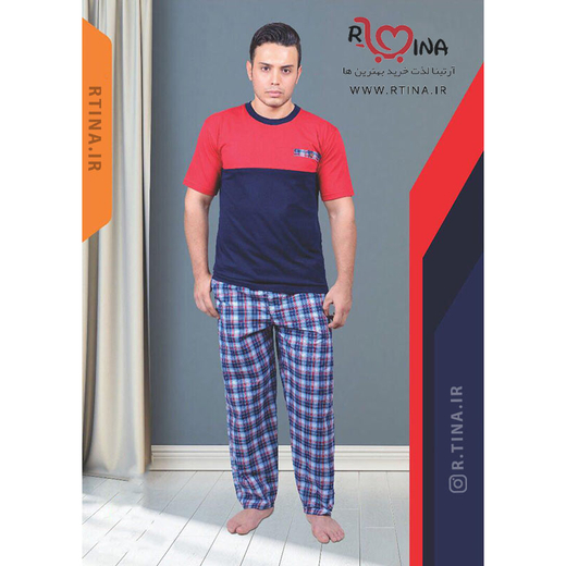 ست لباس راحتی مردانه تیشرت و شلوار کد 203