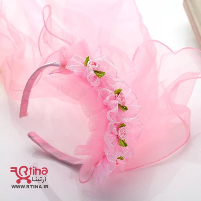 تل توری بچه گانه شیک مدل گلدار
