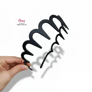 تل مو دندانه درشت مشکی مات/ وارداتی