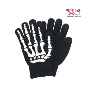 دستکش طرح اسکلت