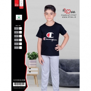 تی شرت و شلوار اسپرت پسرانه مدل champion