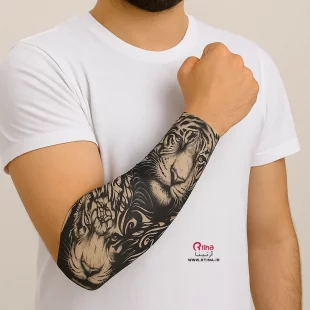 ساق بند دست طرح تاتو مدل Wild Tattoo