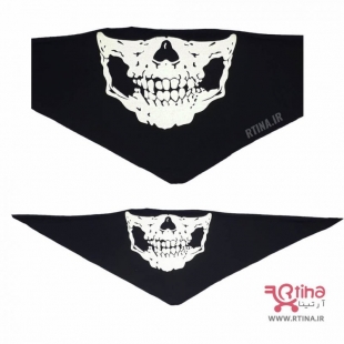 اسکارف اسکلتی بلک لایت مدل skull
