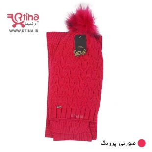 ست کلاه و شال گردن دخترانه