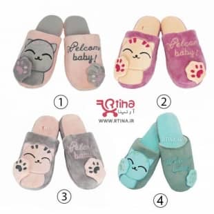 صندل روفرشی فانتزی زنانه مدل cute cat