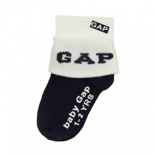 جوراب بچه گانه ساده و شیک رنگ مشکی مدل GAP-07