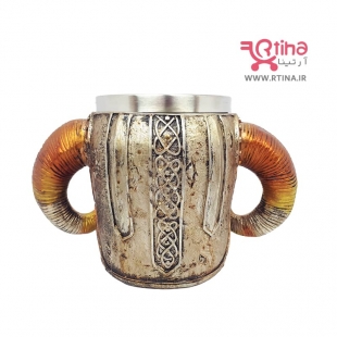 لیوان اسکلت مدل دسته دار