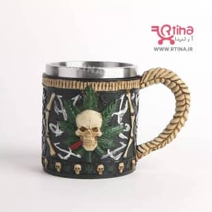 ماگ با طرح اسکلت (لیوان جمجمه ای)