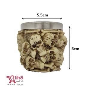 شات دوجداره طرح اسکلت (لیوان کوچک اسکلتی)