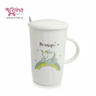 ماگ در دار فانتزی اسب شاخ دار مدل Be Unique