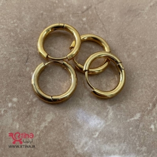 عکس گوشواره حلقه ای دخترانه