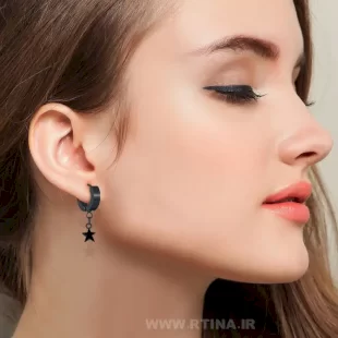 گوشواره آویز حلقه ای