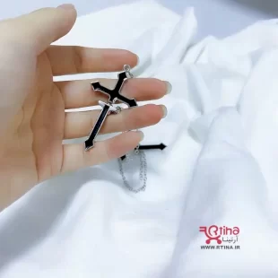 گوشواره صلیب مشکی دیجی کالا
