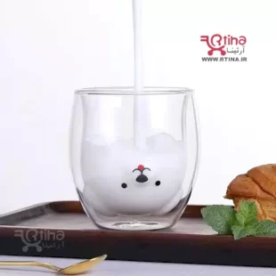 لیوان دوجداره بدون دسته