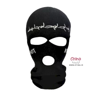 فیس ماسک خفن/ ماسک صورت دزدی طرح سیم خاردار