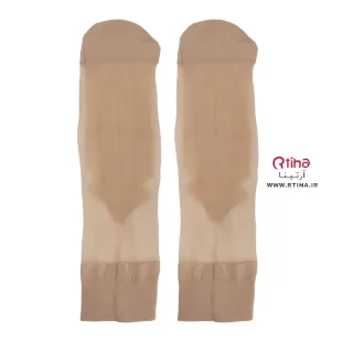 جوراب شیشه ای رنگ پا