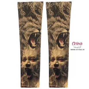 ساق مردانه طرح خالکوبی Lion / پارچه ای ضخیم