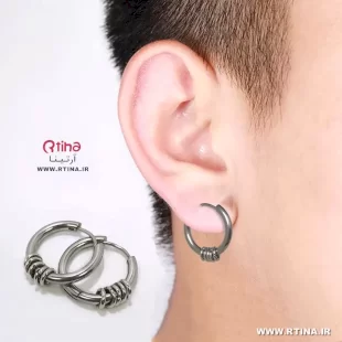 گوشواره حلقه ای پیرسینگ دخترانه و پسرانه