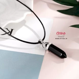 گردنبند منشوری مشکی