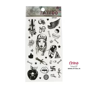 خالکوبی برچسبی دخترانه پسرانه کد GF-337