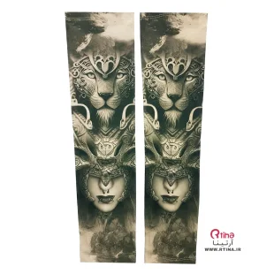 ساق دست بلند طرح دار مردانه مدل FASHION LION