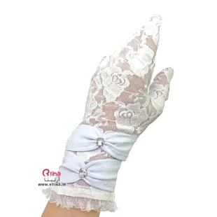 دستکش مجلسی سفید