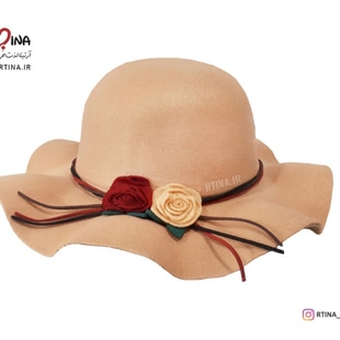 کلاه نمدی دخترانه طرح سوسن