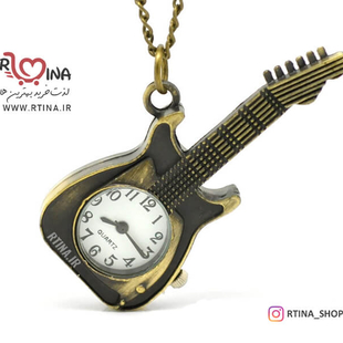 گردنبند ساعت مدل گیتار