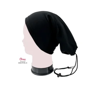 اسکارف سر ضخیم دو لایه مشکی