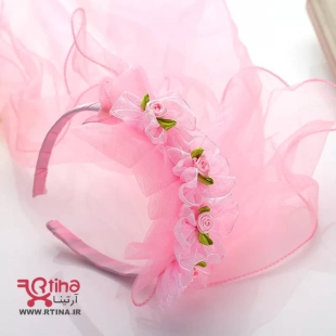تل توری بچه گانه شیک مدل گلدار